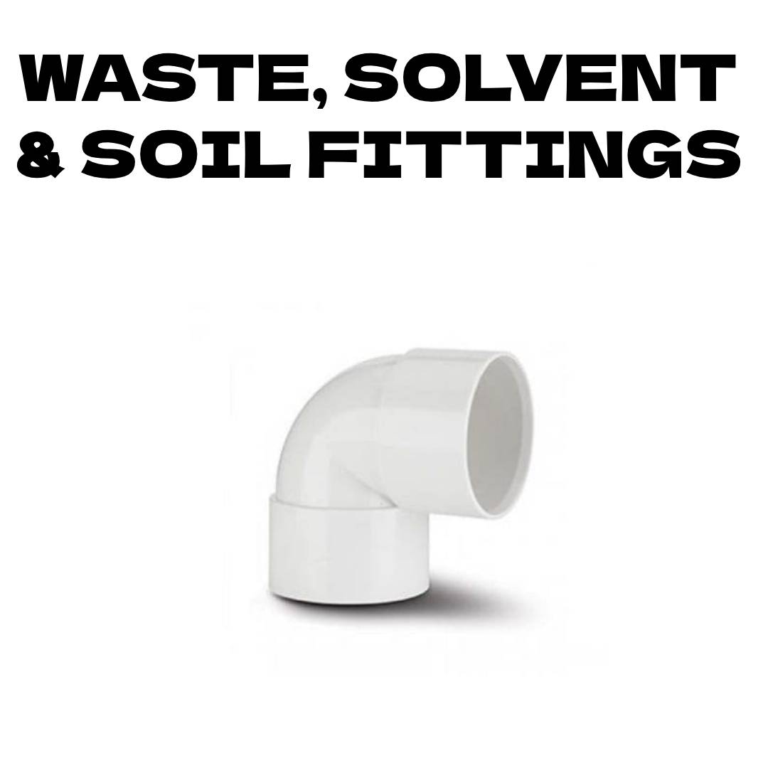 waste, solvent and soil fittings