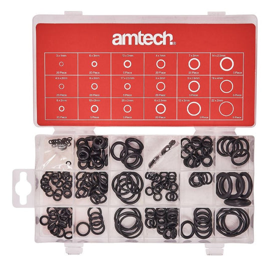 amTech 225 piece 'o' ring assortment