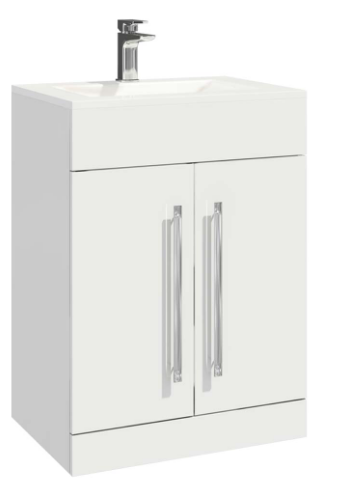 JUNE DEALS/// Bathroom Double door unit vanity and basin set 600mm