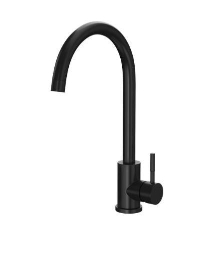 SCUDO Black Kitchen Mixer Tap