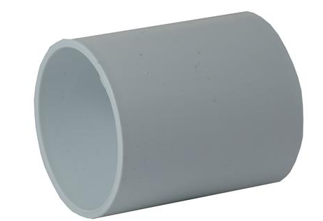 Waste Solvent Weld straight coupler WHITE