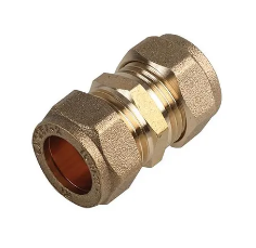 Copper Compression straight coupler