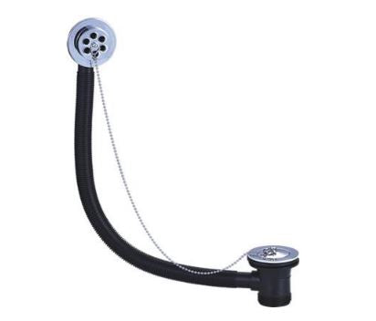 1 1/2" Bath Combination Overflow waste Chrome plug
