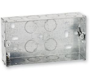 Double Mounting Metal Backbox With earth connector