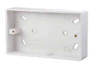 Double Mounting Plastic Backbox