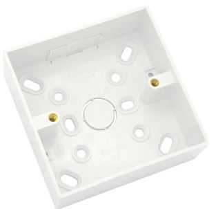 Single Mounting Plastic Backbox