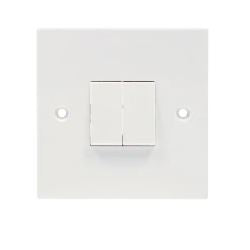 Newlec 10A 2 Gang 2-Way Switch