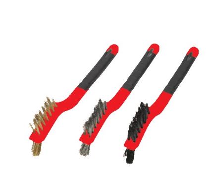 amTech 3pck Wire Brush Set